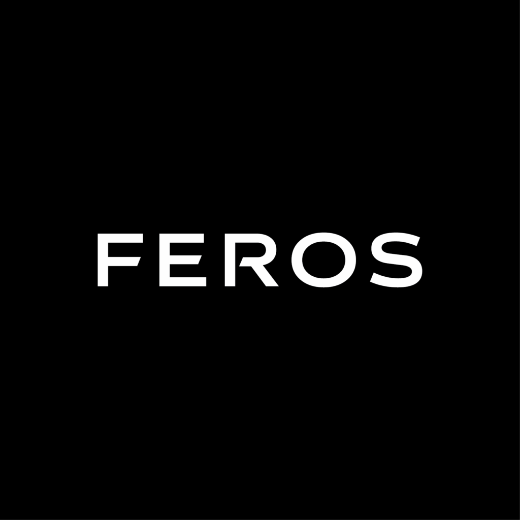 feros logo white